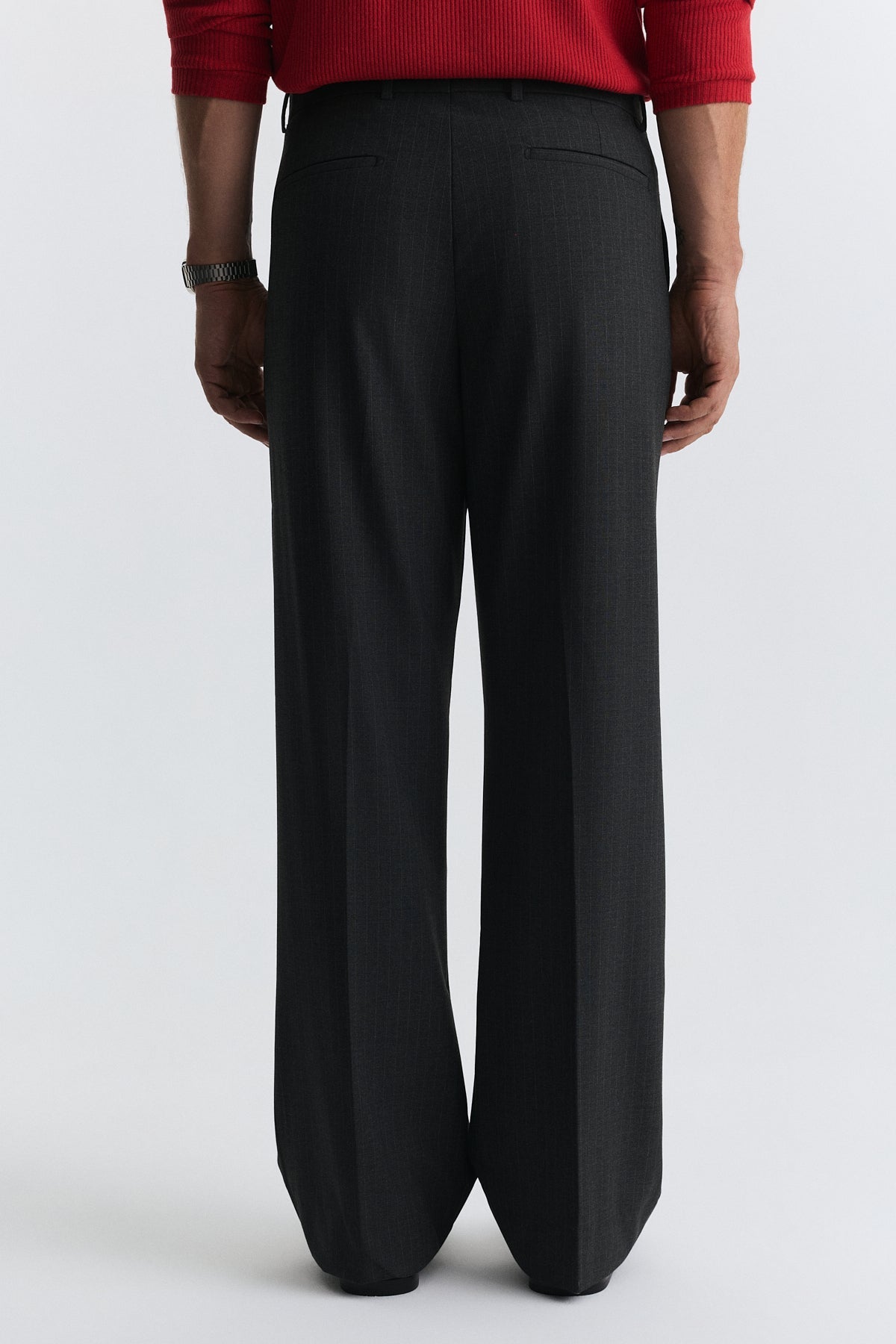 Relaxed-Fit Striped Pants