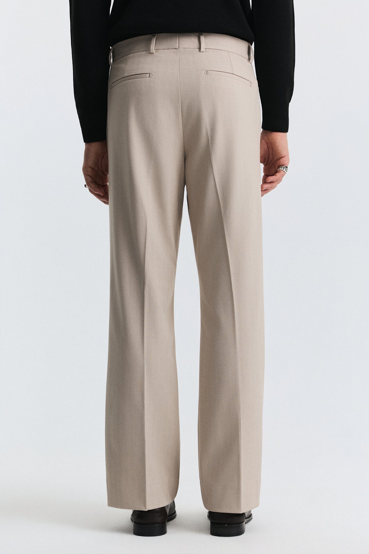 High-Waisted Relaxed-Fit Pants