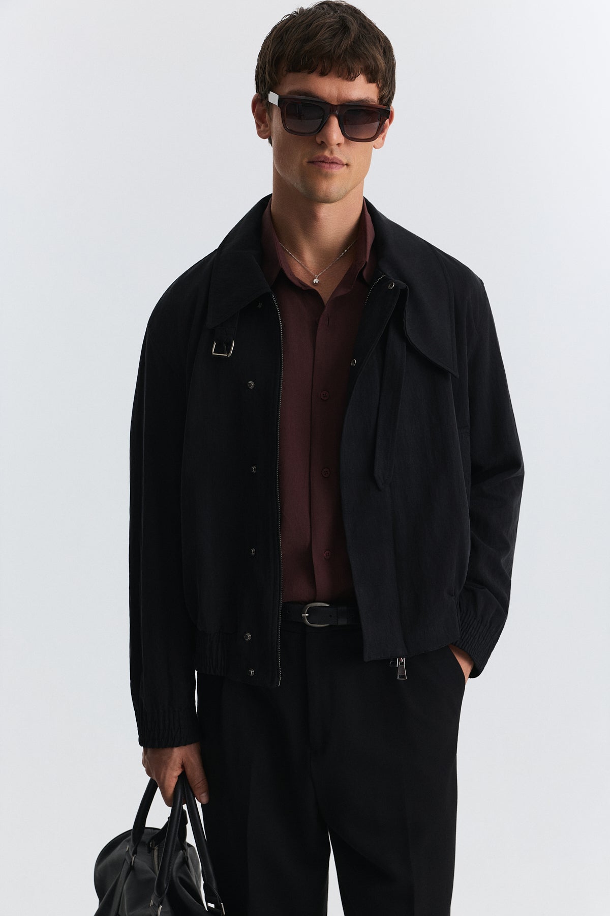 Asymmetrical Collar Jacket
