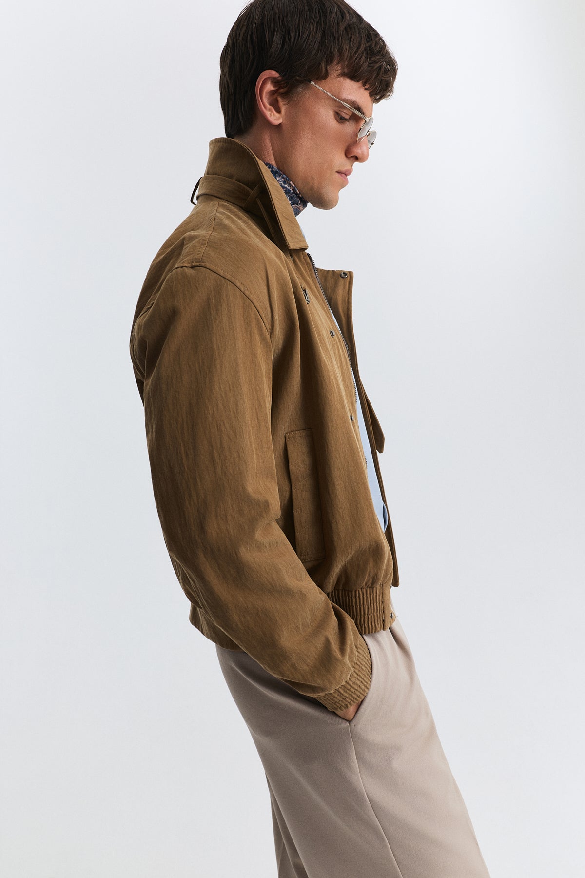 Asymmetrical Collar Jacket