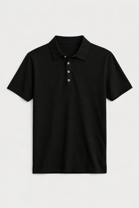 Men's Button-Down Polo Shirt