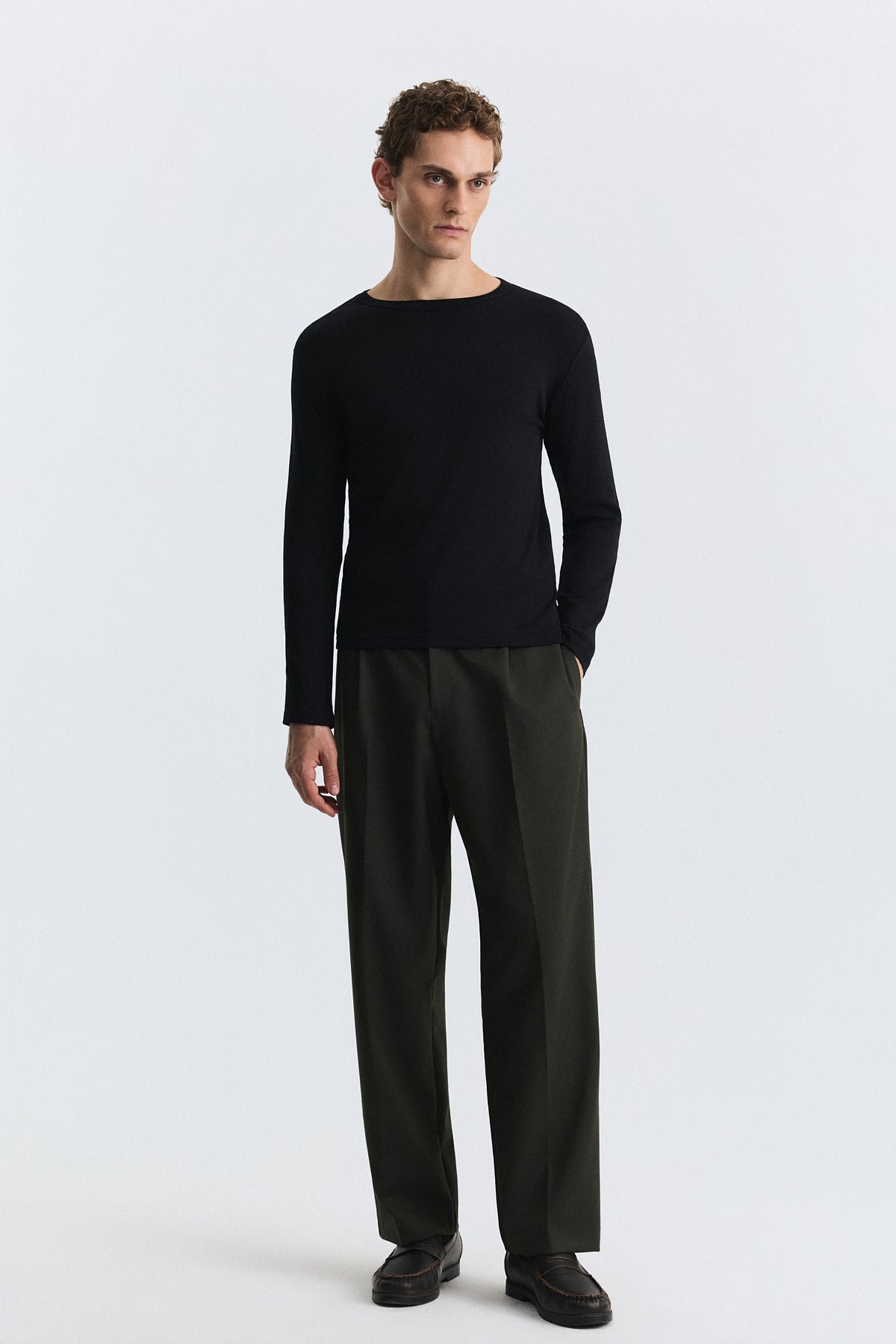 Cotton Long-Sleeve T-Shirt