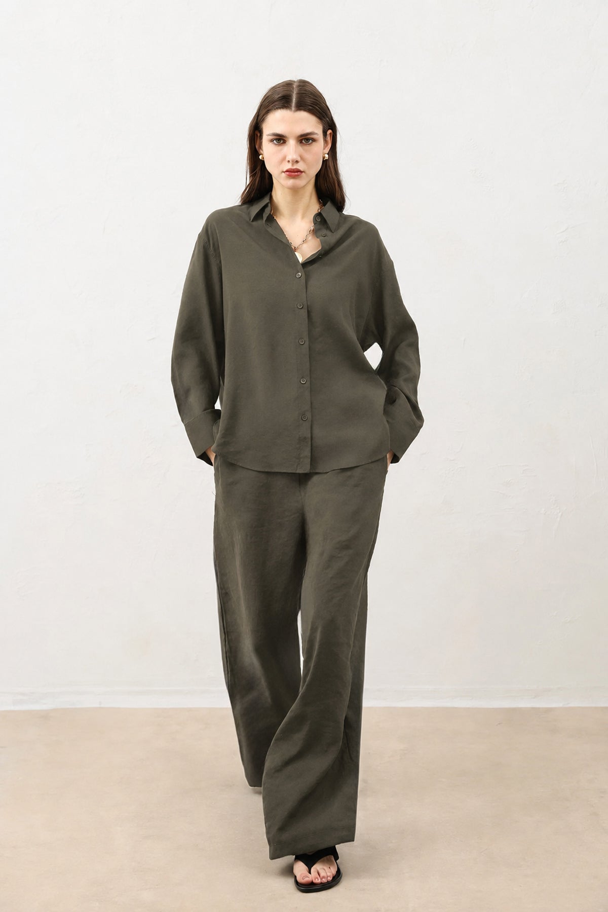 Flowy Oversized Women's Shirt