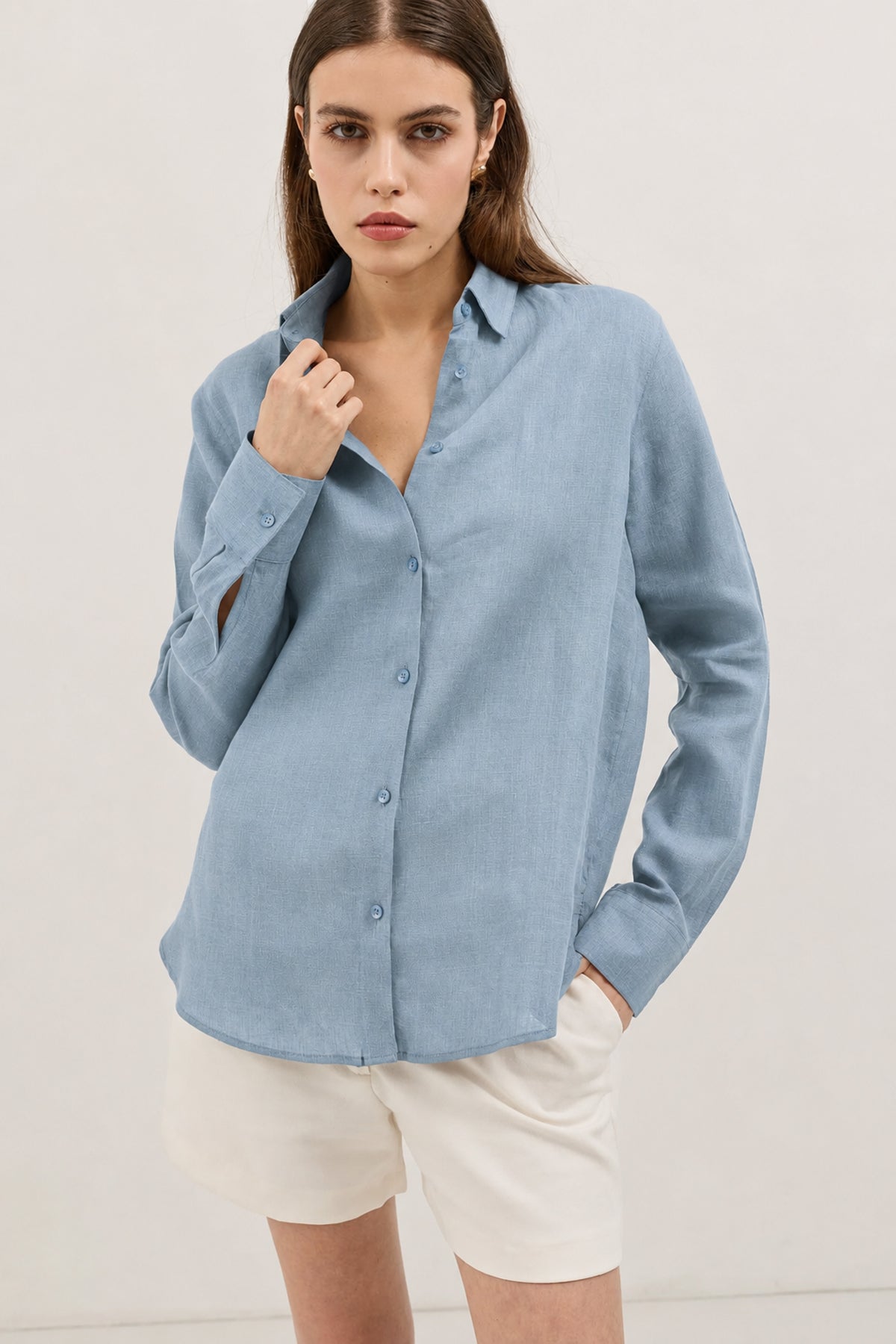 100% Linen Women's Shirt