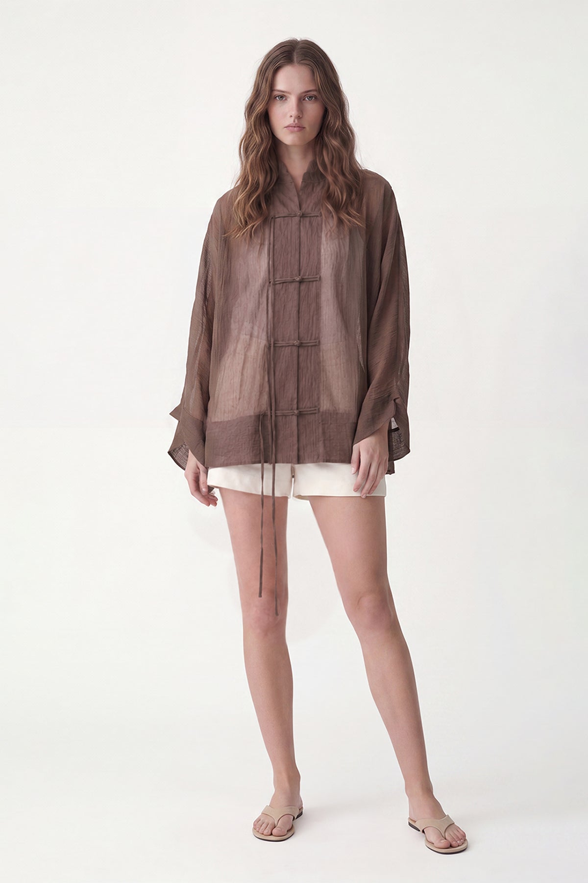 Embellished Button-Down Shirt