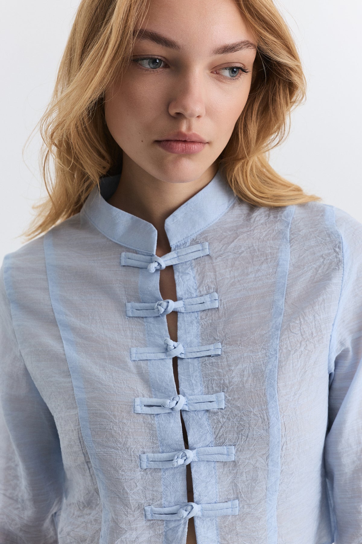 Relax Fit Embellished Button-Down Shirt