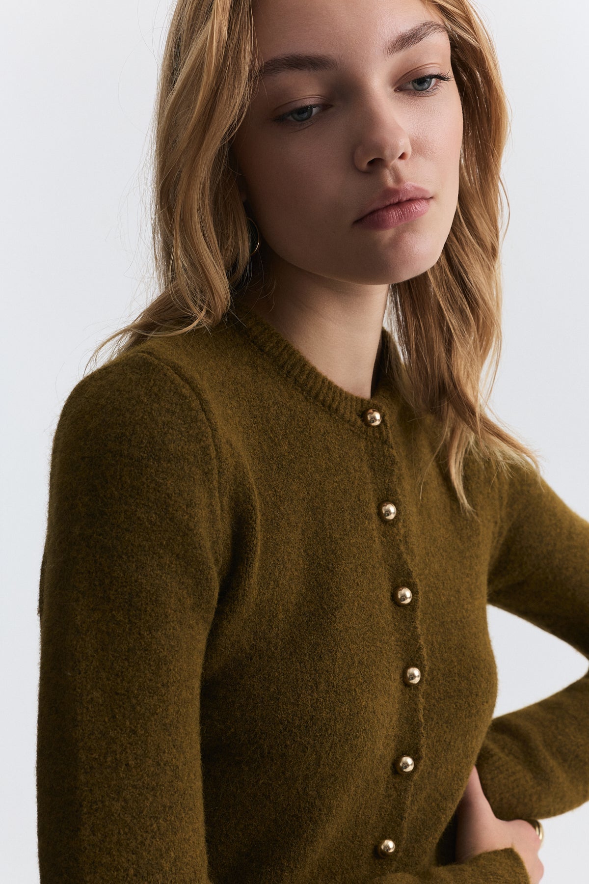 Soft-Textured Cardigan