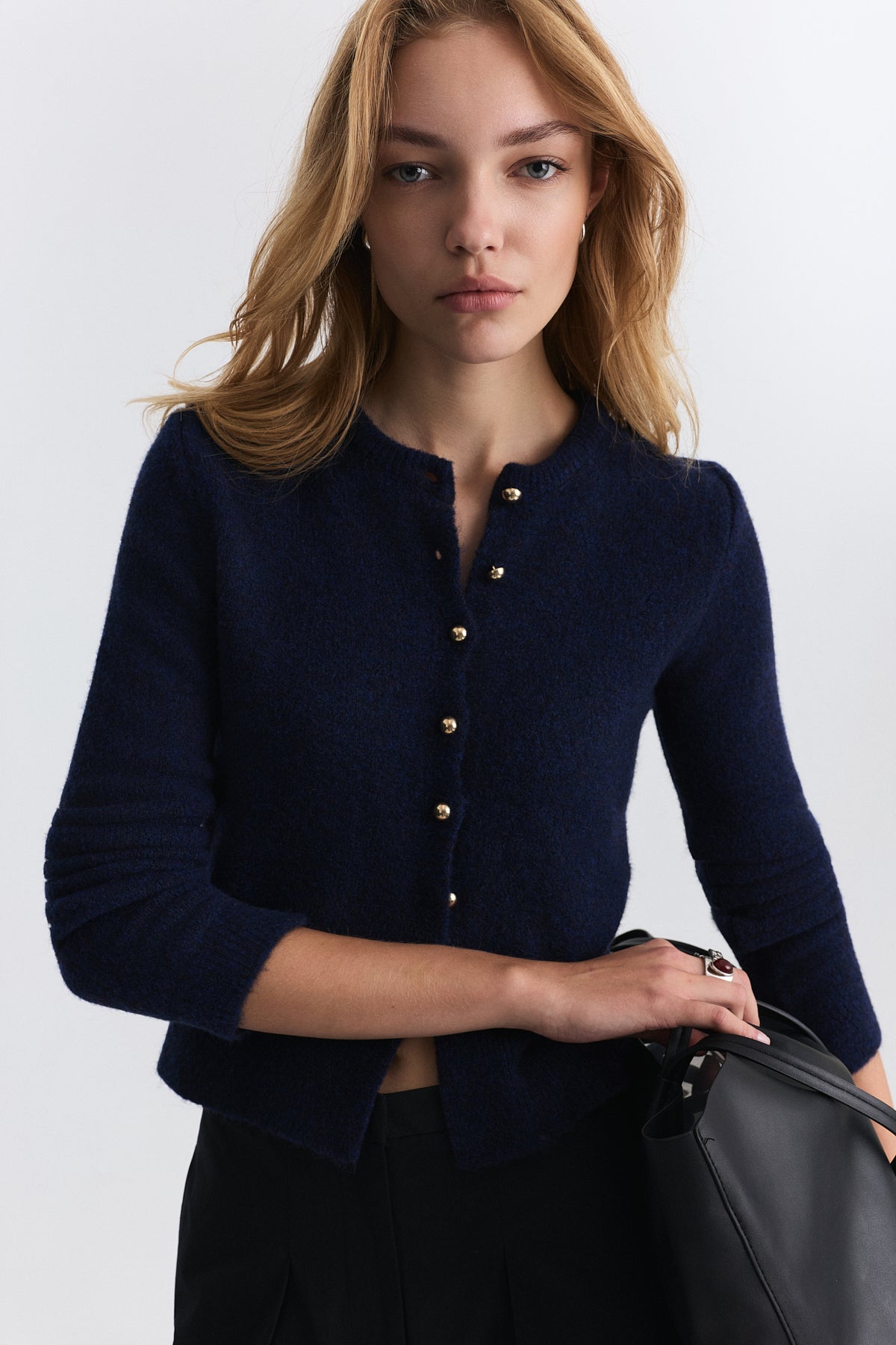 Soft-Textured Cardigan