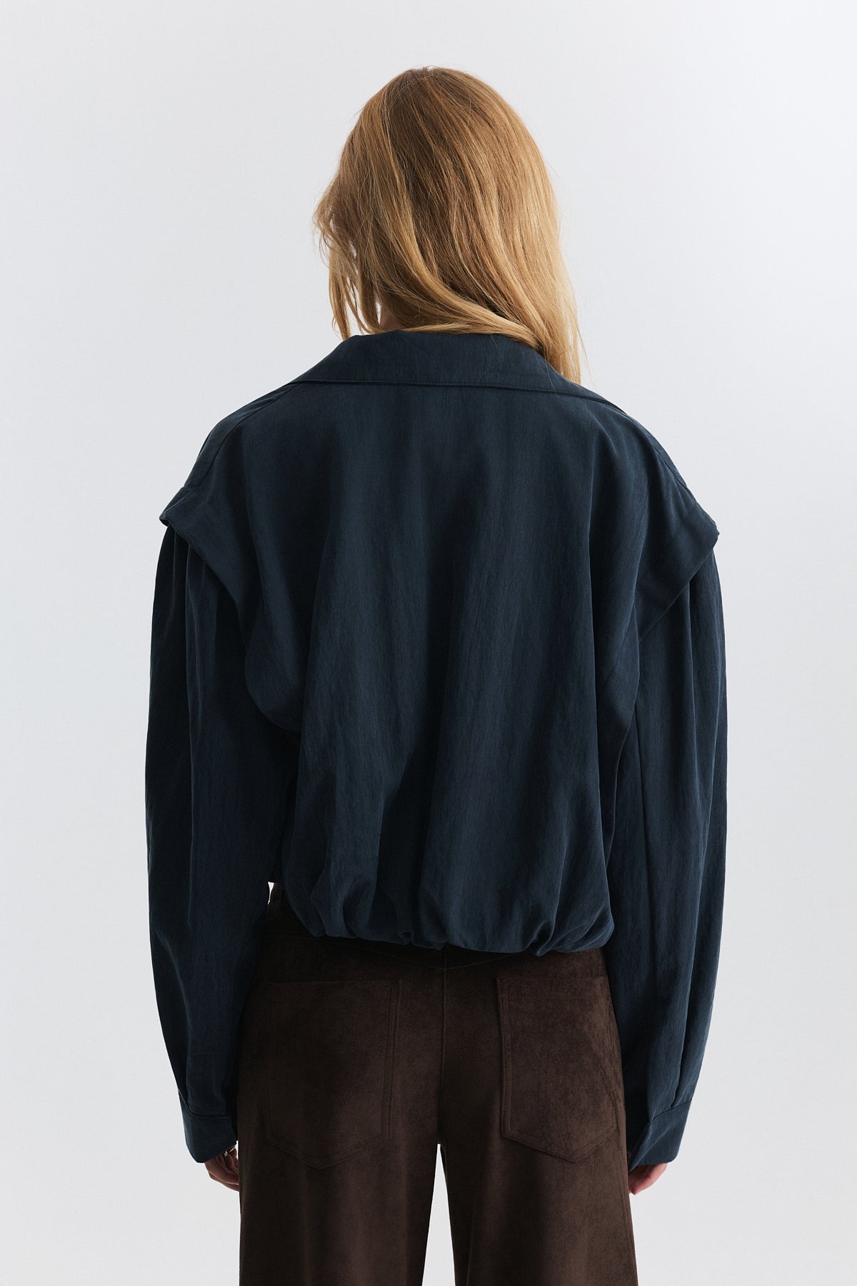 Stand-Up Collar Bomber Jacket