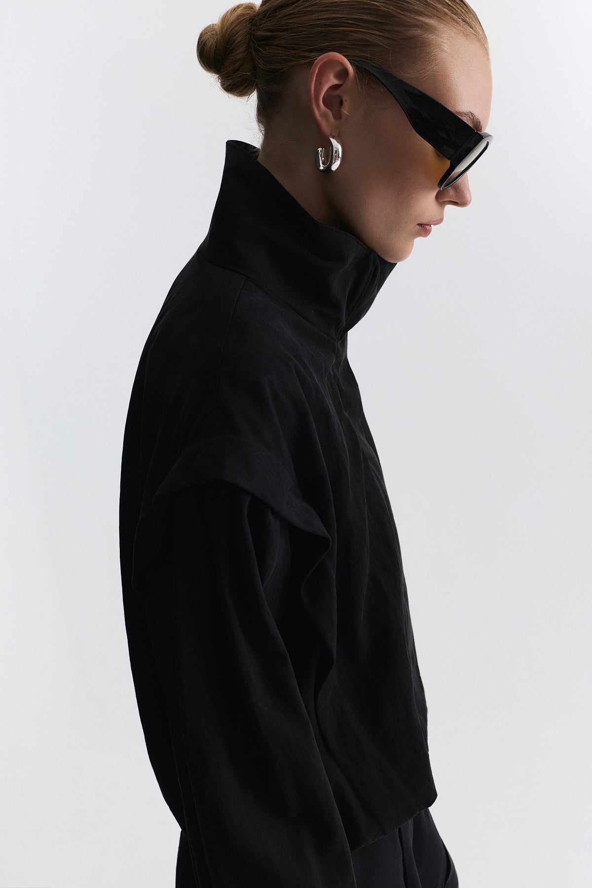 Stand-Up Collar Bomber Jacket