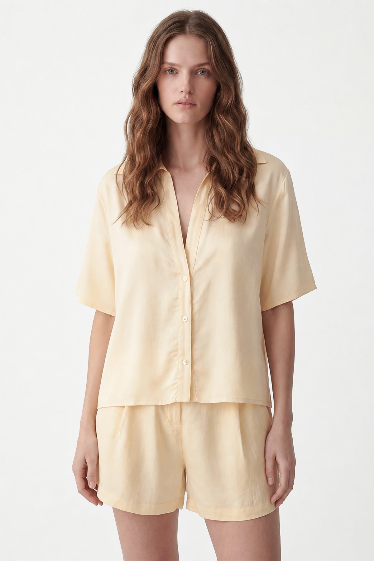 100% Lyocell Shorts Set