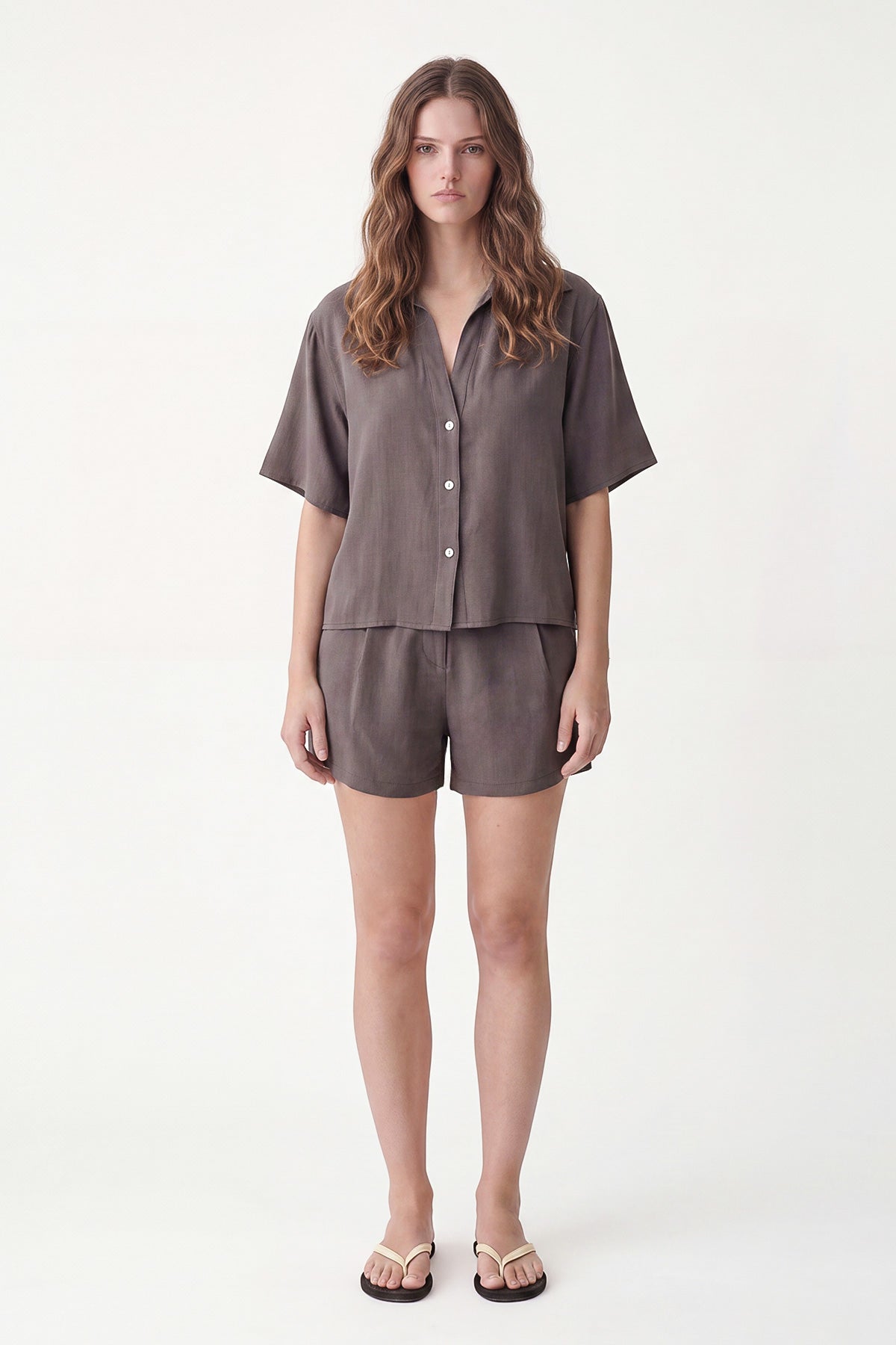 100% Lyocell Shorts Set