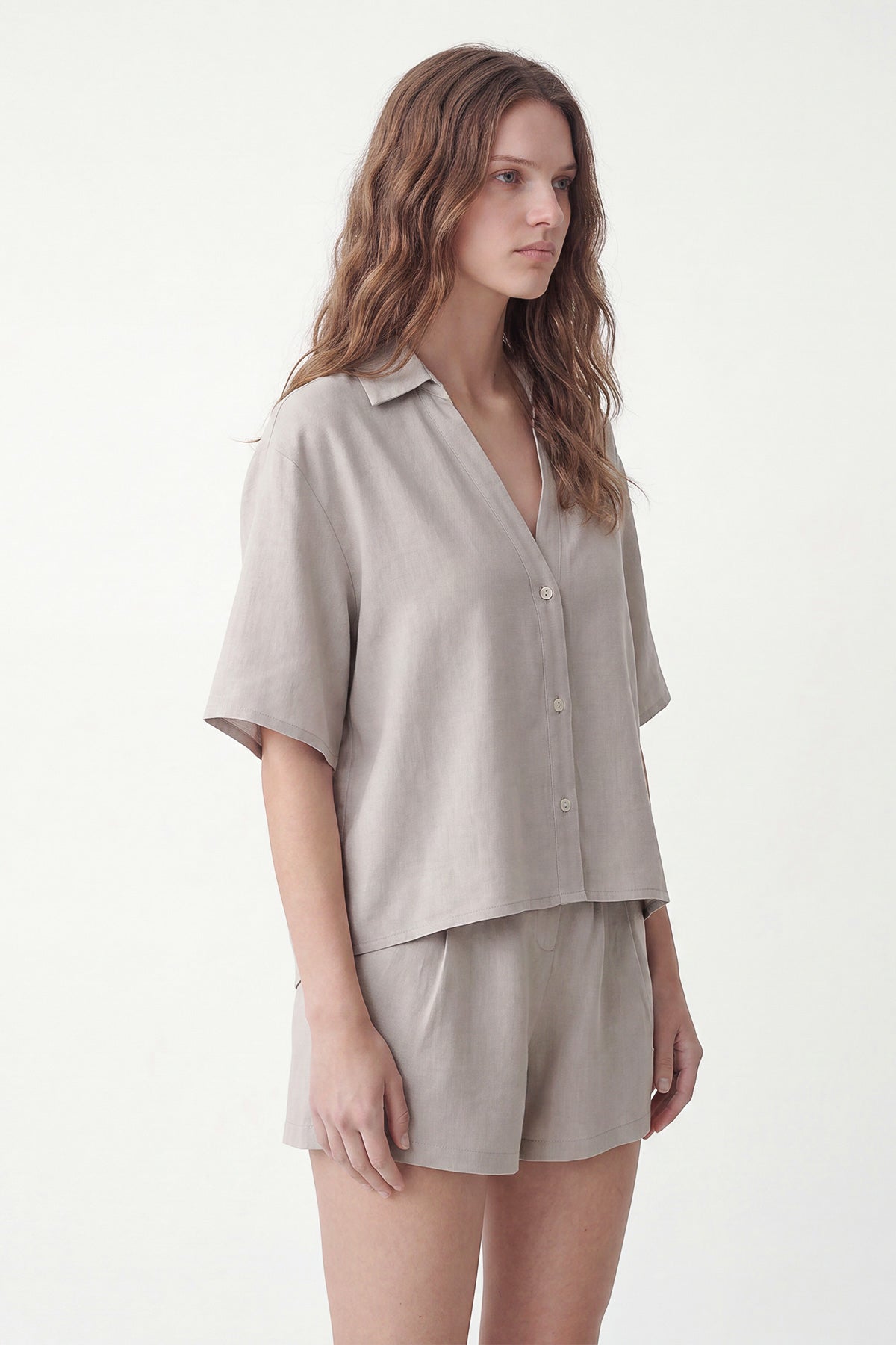 100% Lyocell Shorts Set