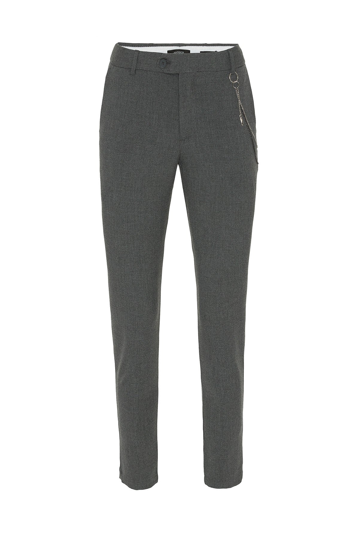 Men's Accessories: Slim-Fit Pants with Detailed Design