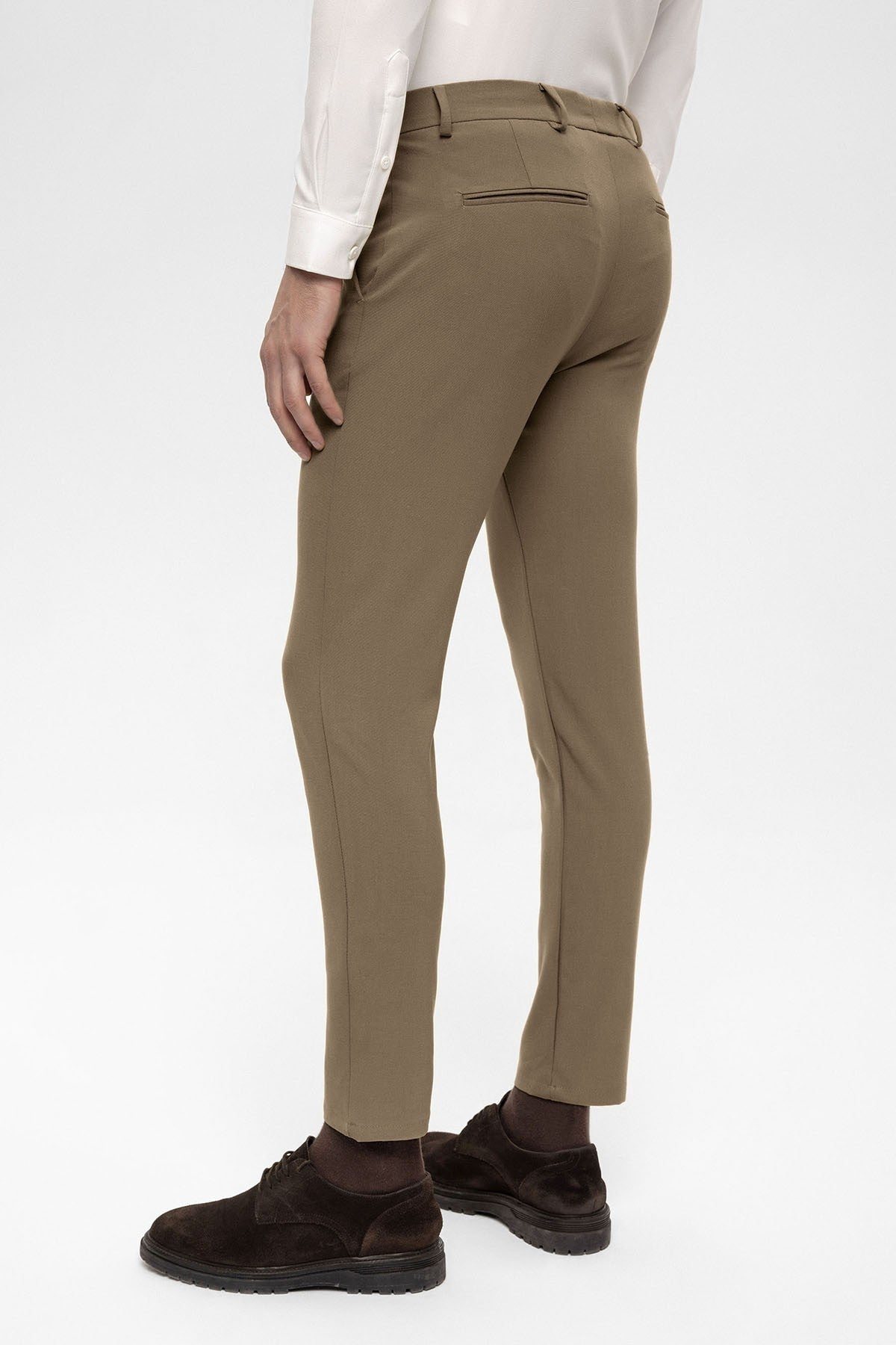 Men's Accessories: Slim-Fit Pants with Detailed Design