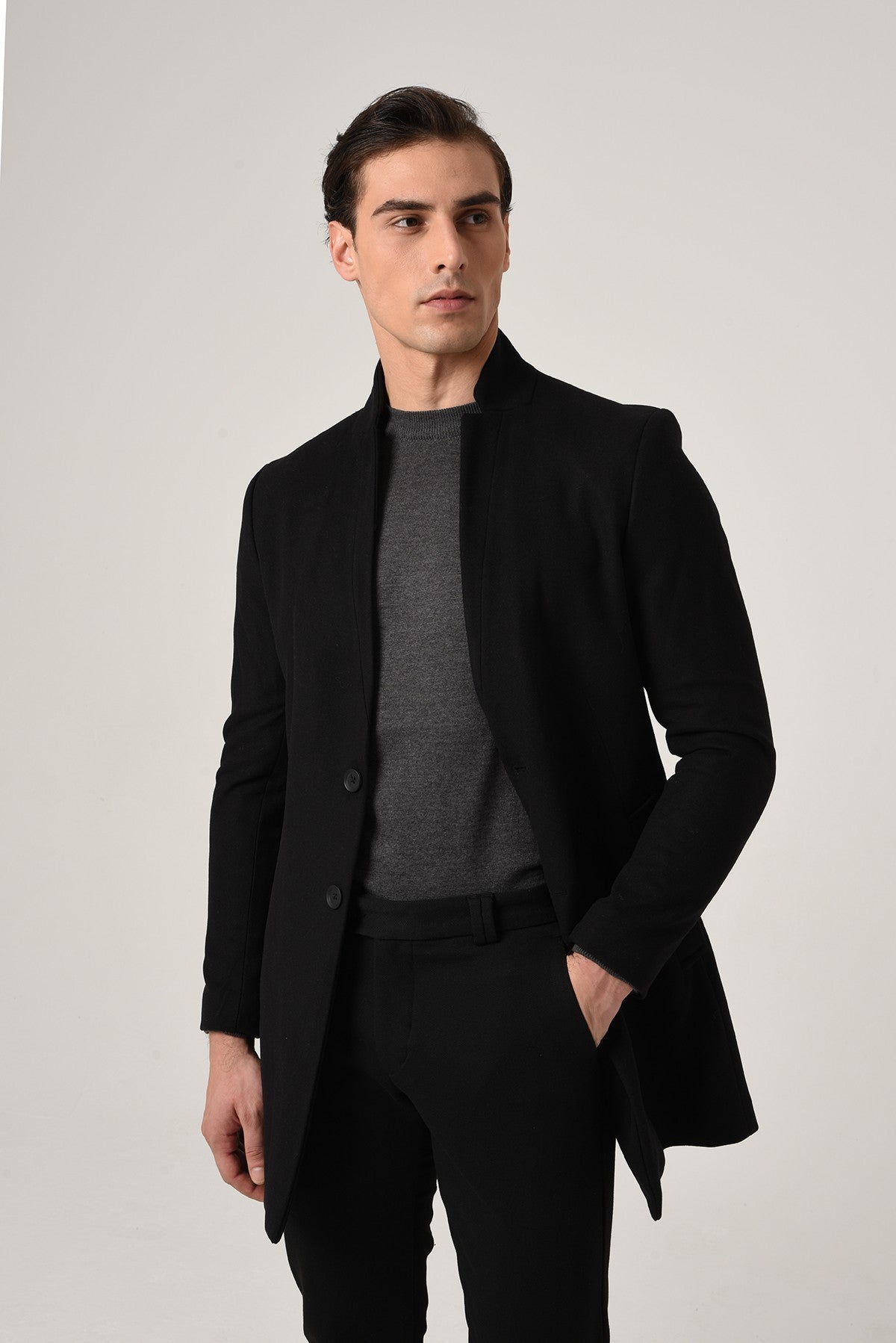 Antioch Men's Wool-Blend Cashmere Coat