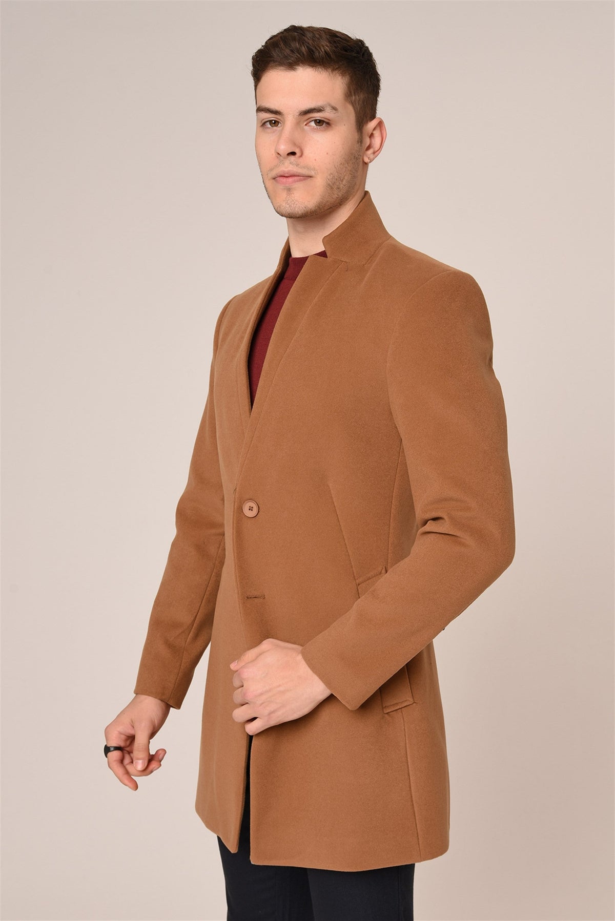 Antioch Men's Wool-Blend Cashmere Coat