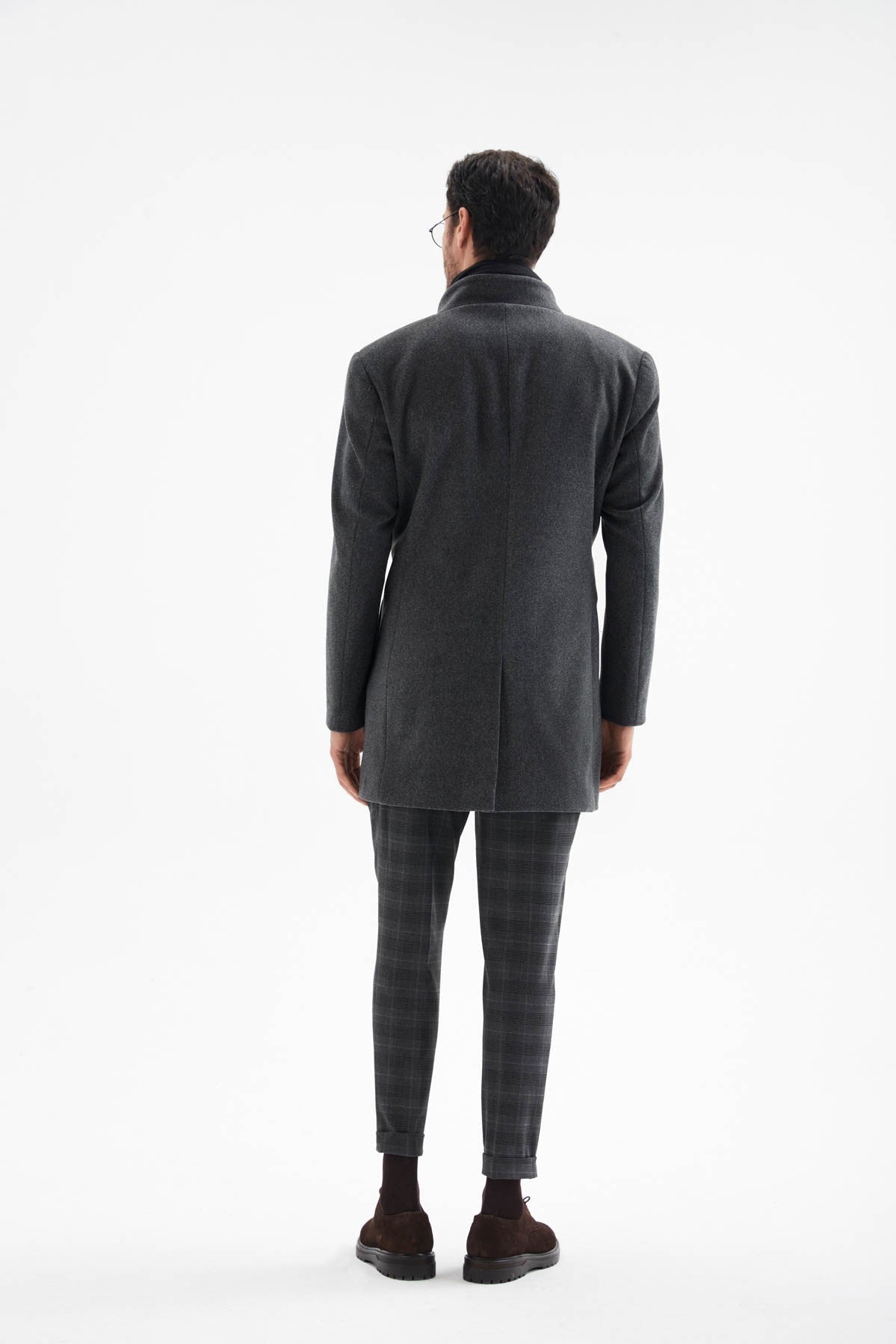 Antioch Men's Wool-Blend Cashmere Coat