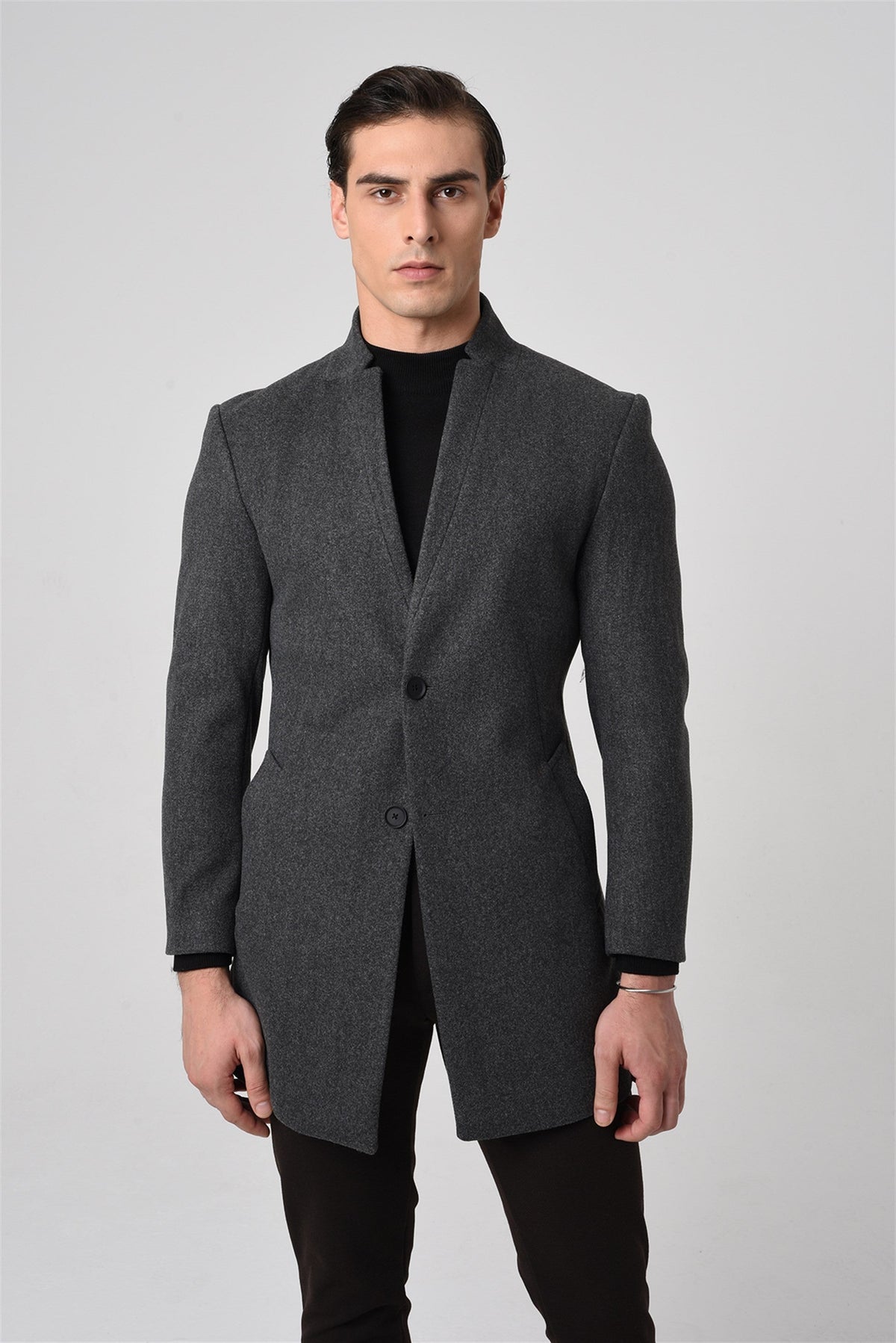 Antioch Men's Wool-Blend Cashmere Coat