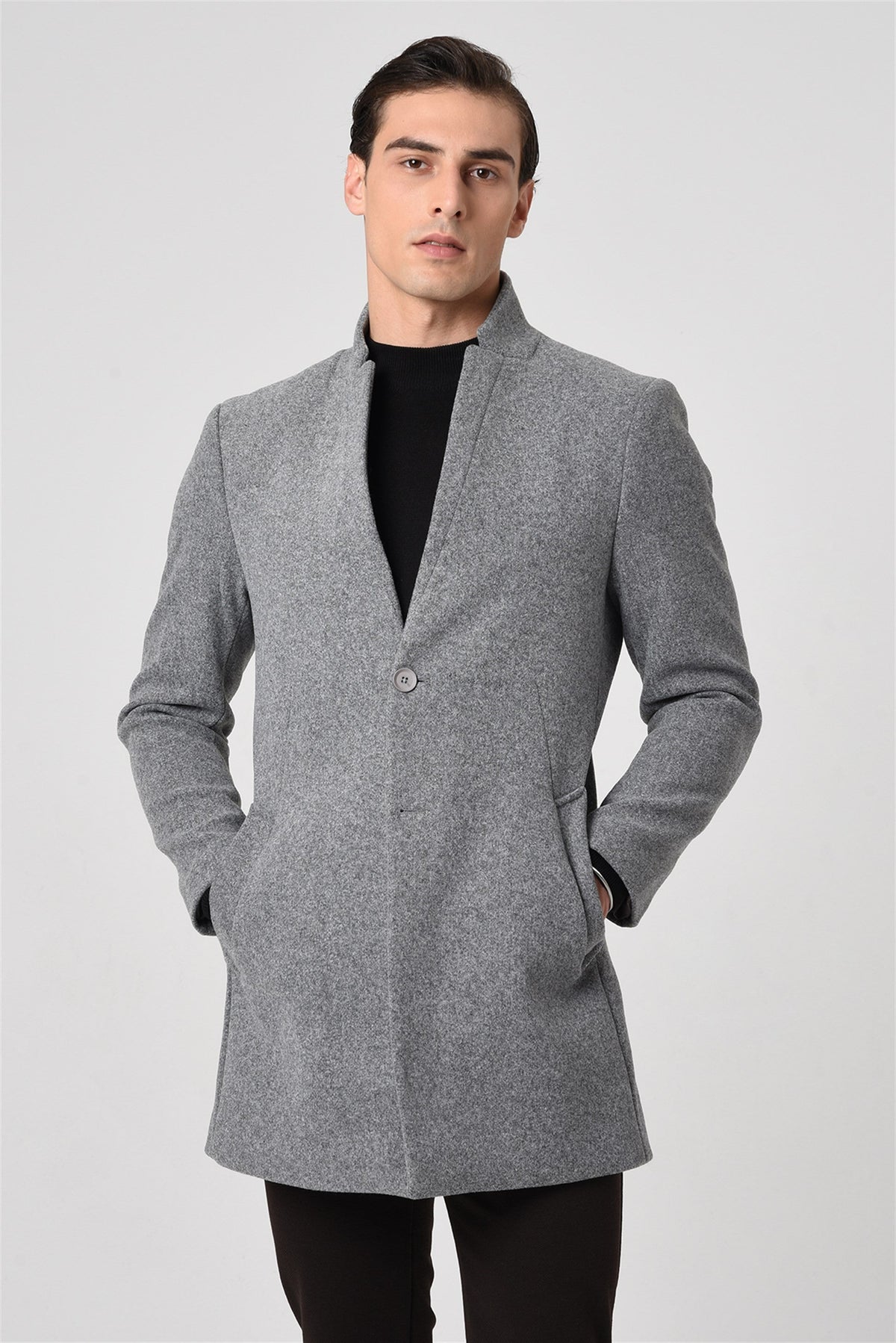 Antioch Men's Wool-Blend Cashmere Coat