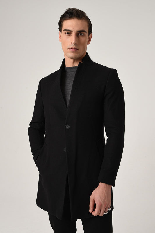 Antioch Men's Wool-Blend Cashmere Coat