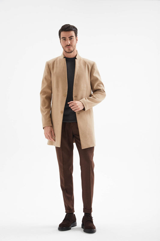 Antioch Men's Wool-Blend Cashmere Coat