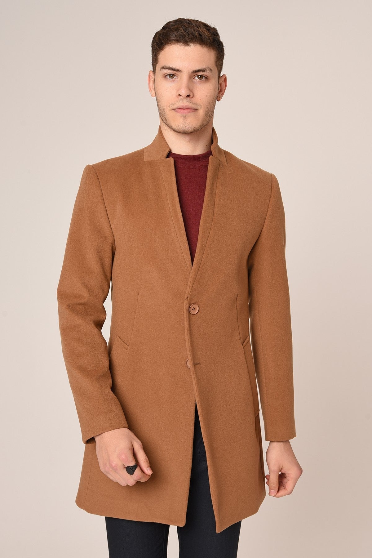 Antioch Men's Wool-Blend Cashmere Coat