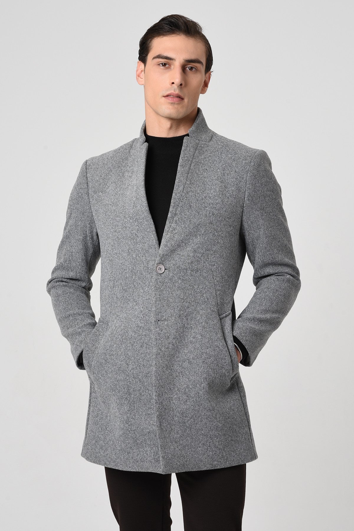 Antioch Men's Wool-Blend Cashmere Coat