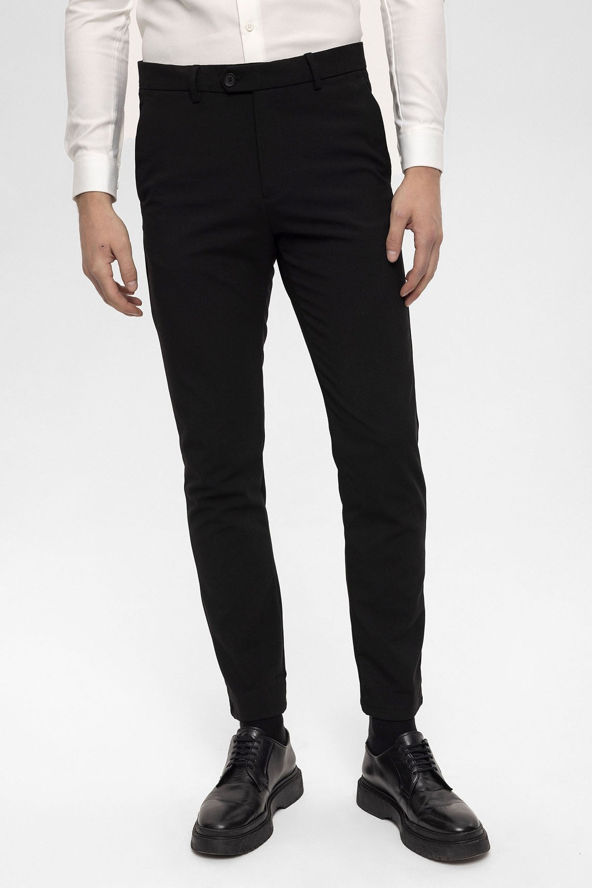 Antioch Men's Accessories: Slim-Fit Pants with Detailed Design