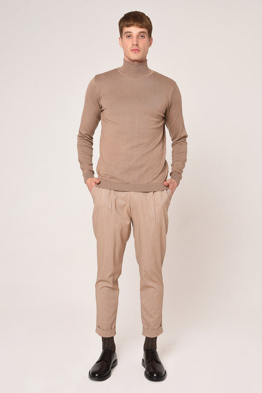 Antioch Half-Boat Neck Slim-Fit Knit Sweater
