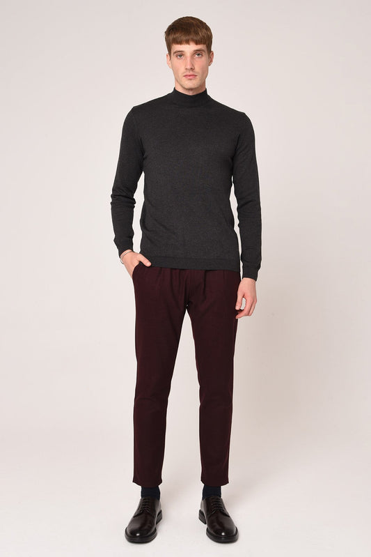 Antioch Half-Boat Neck Slim-Fit Knit Sweater
