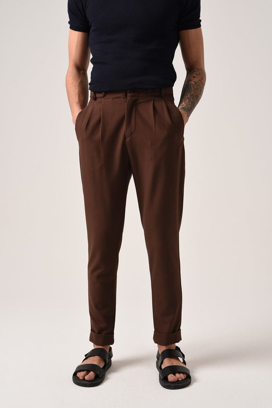 Antioch High-Waisted (Boyfriend) Pleated Pants