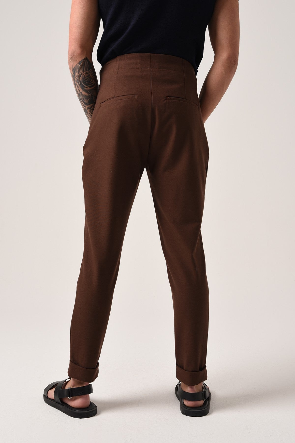 Antioch High-Waisted (Boyfriend) Pleated Pants