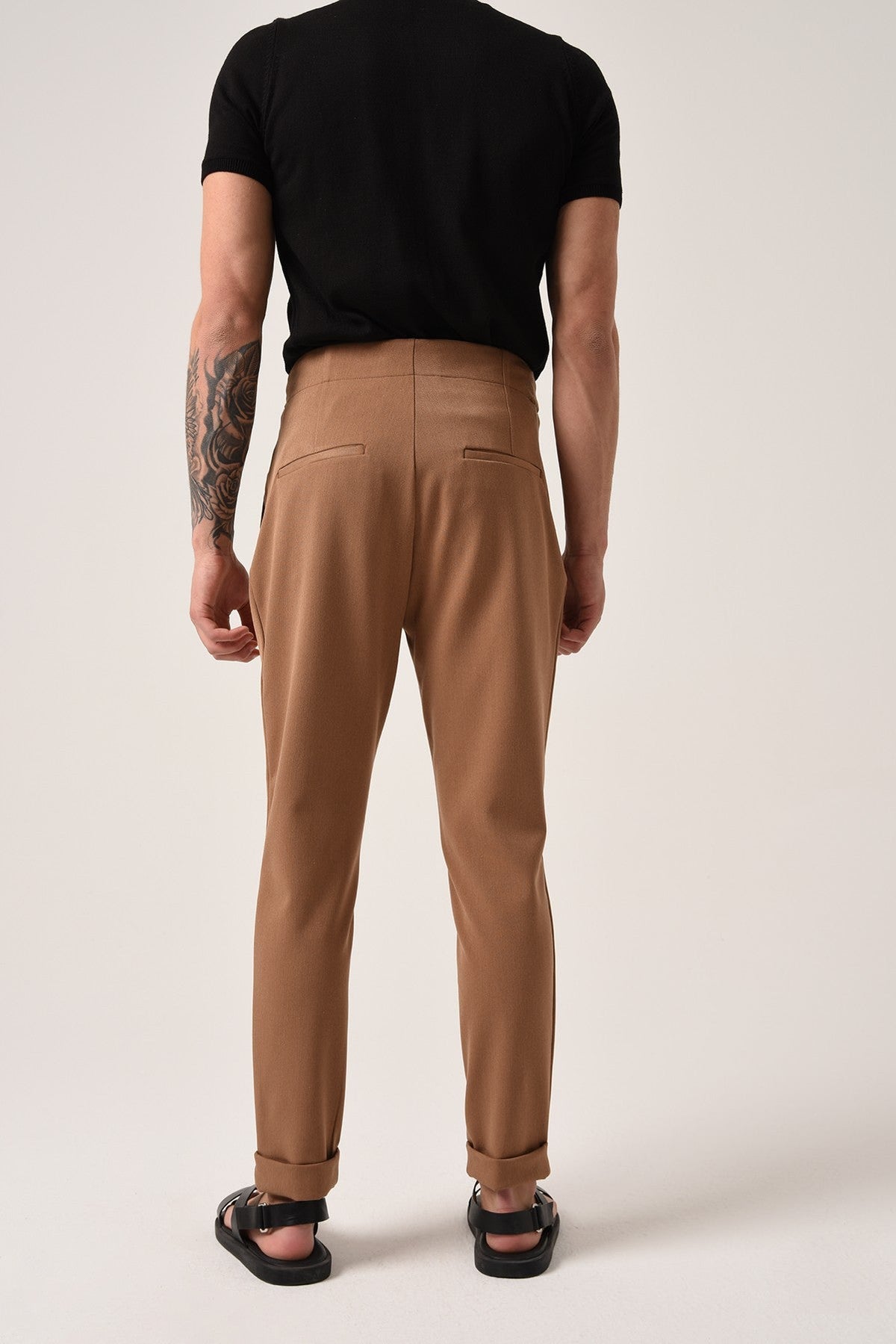 Antioch High-Waisted (Boyfriend) Pleated Pants