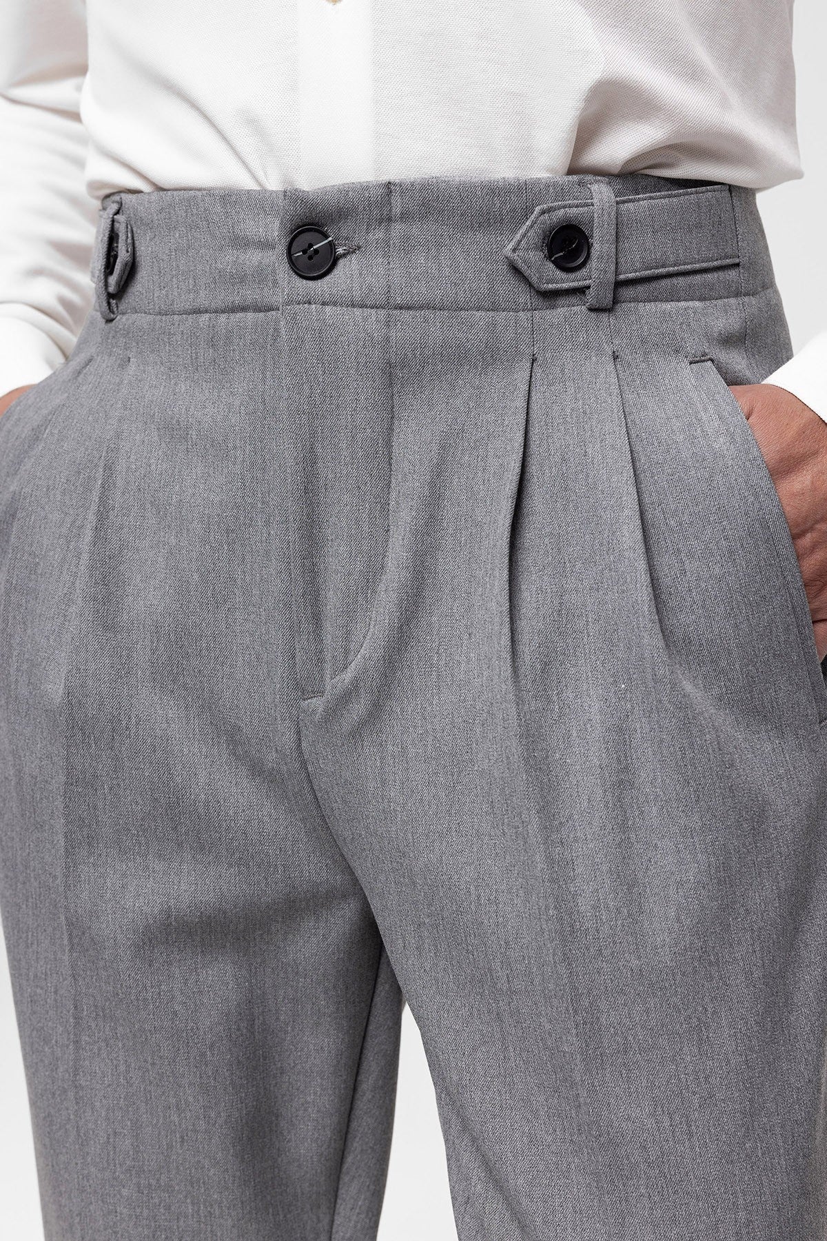 Antioch High-Waisted (Boyfriend) Pleated Pants