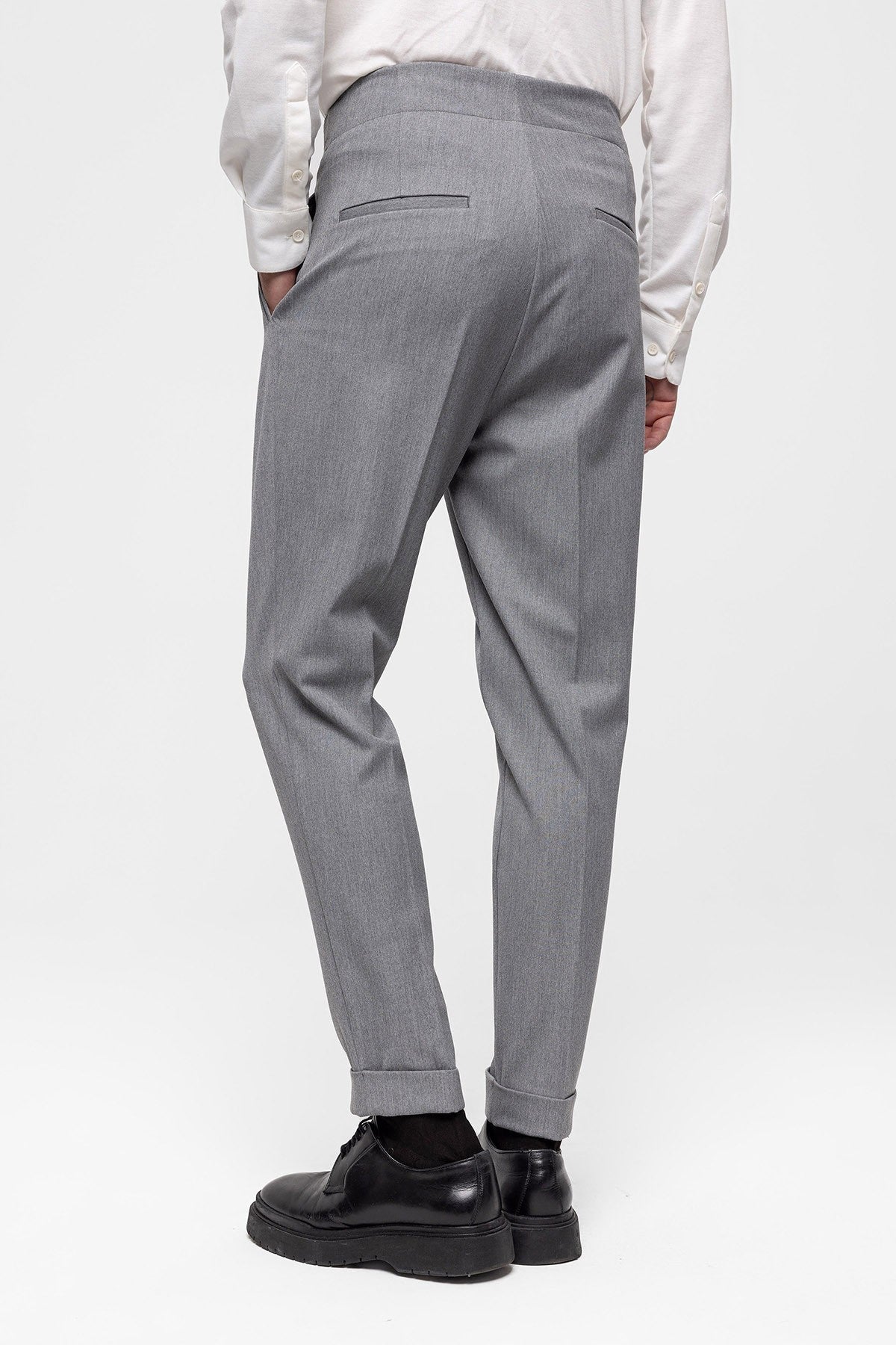 Antioch High-Waisted (Boyfriend) Pleated Pants