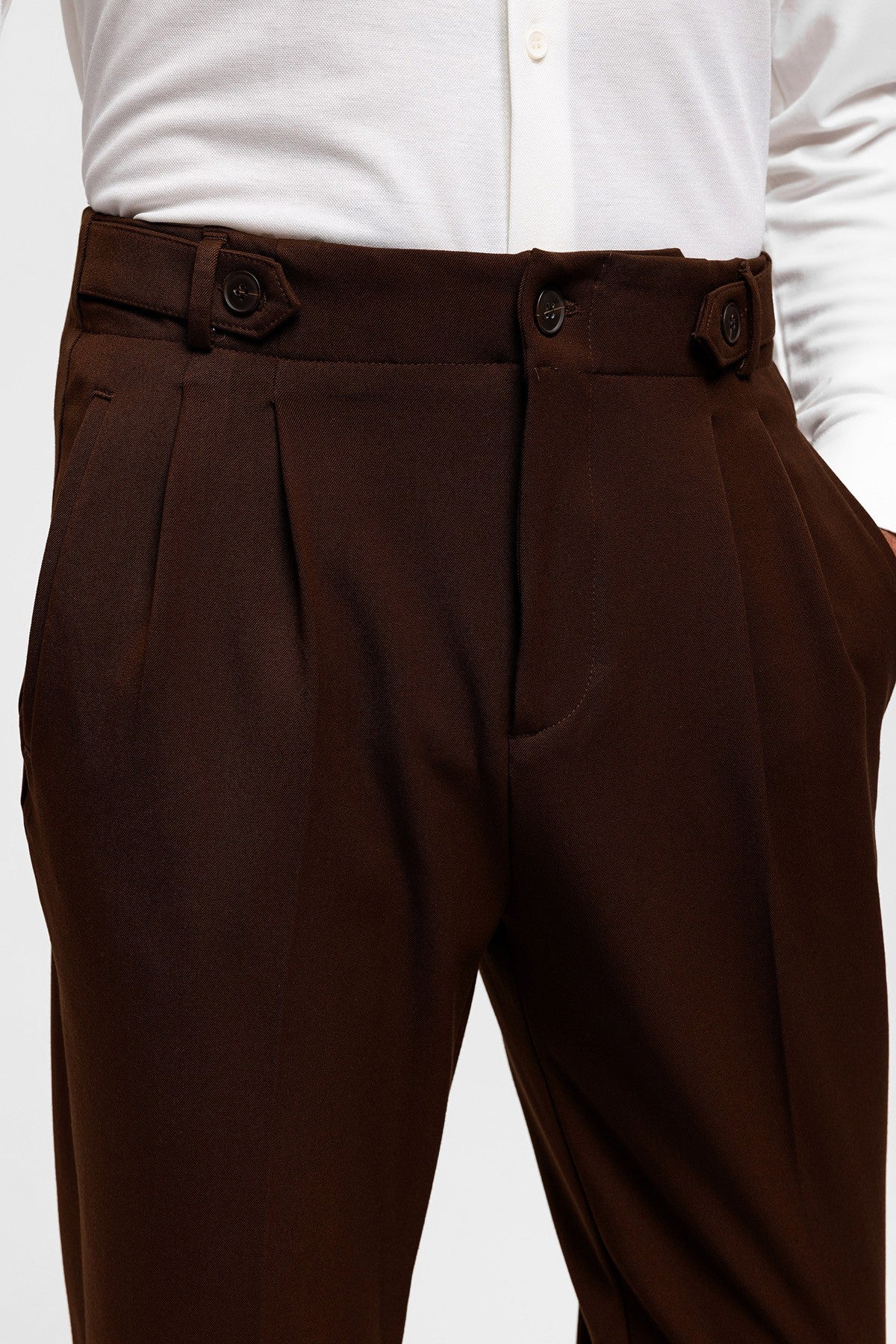 Antioch High-Waisted (Boyfriend) Pleated Pants