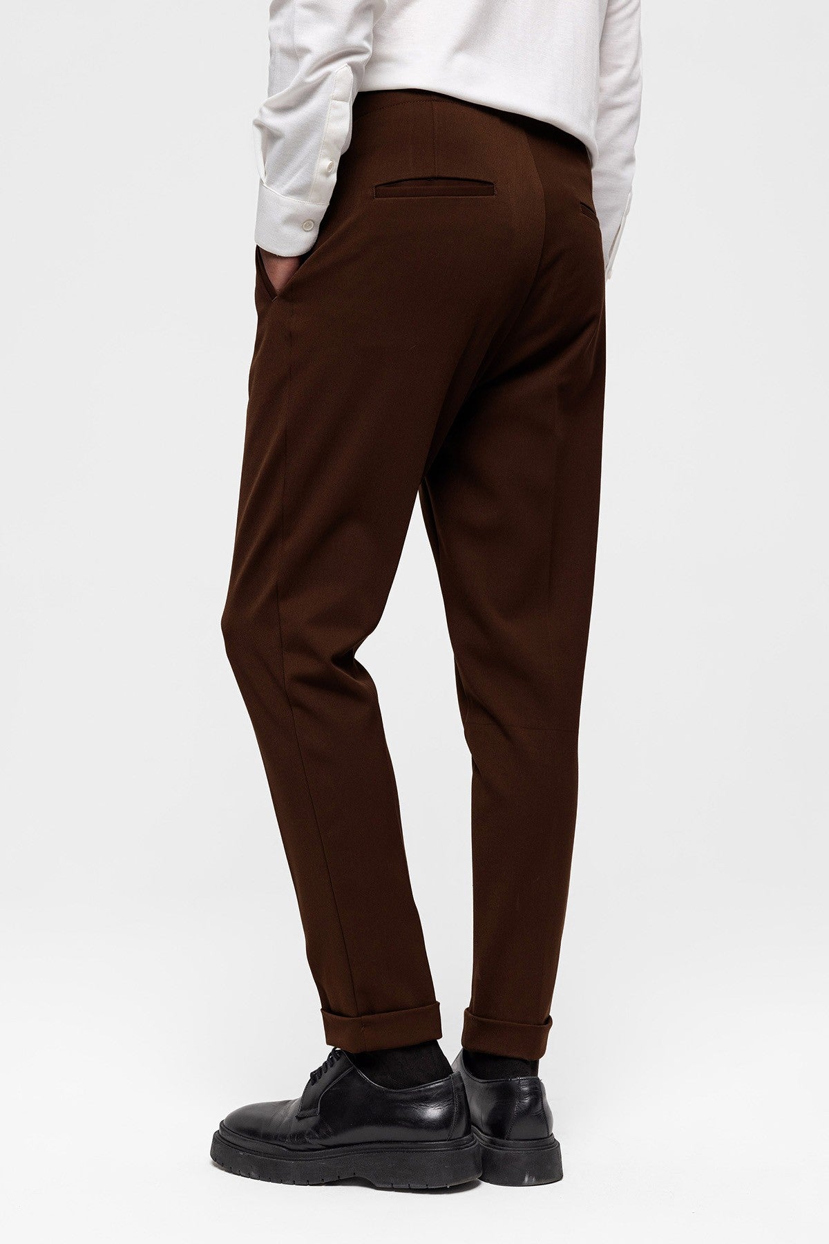 Antioch High-Waisted (Boyfriend) Pleated Pants