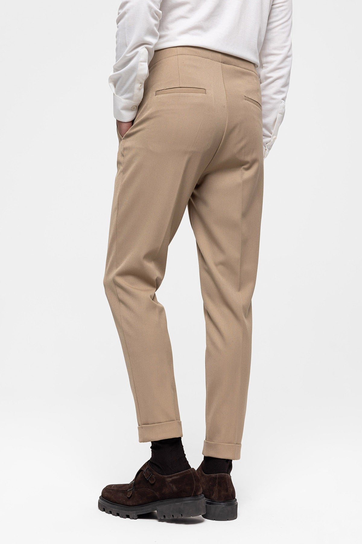 Antioch High-Waisted (Boyfriend) Pleated Pants