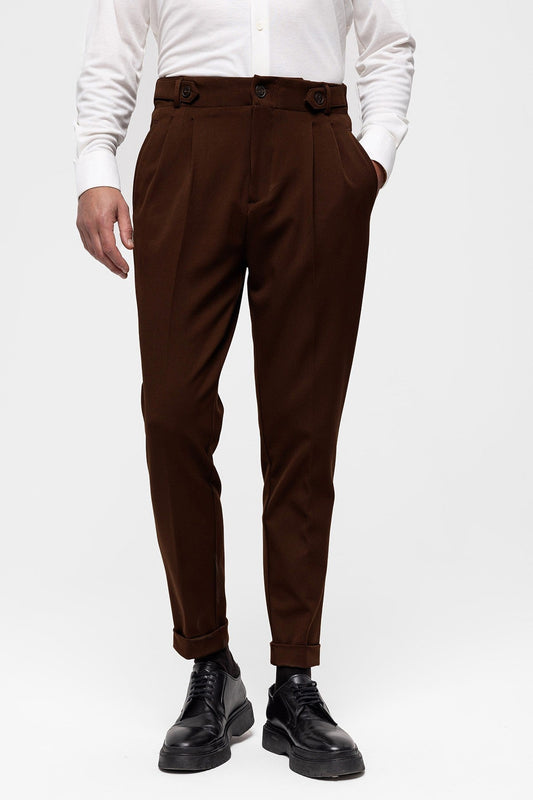 Antioch High-Waisted (Boyfriend) Pleated Pants