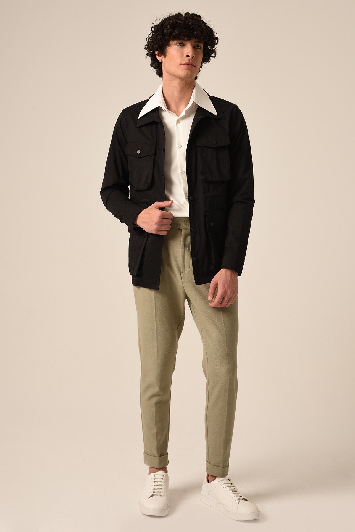 Antioch Men's Spring Jacket with Elastic Waistband