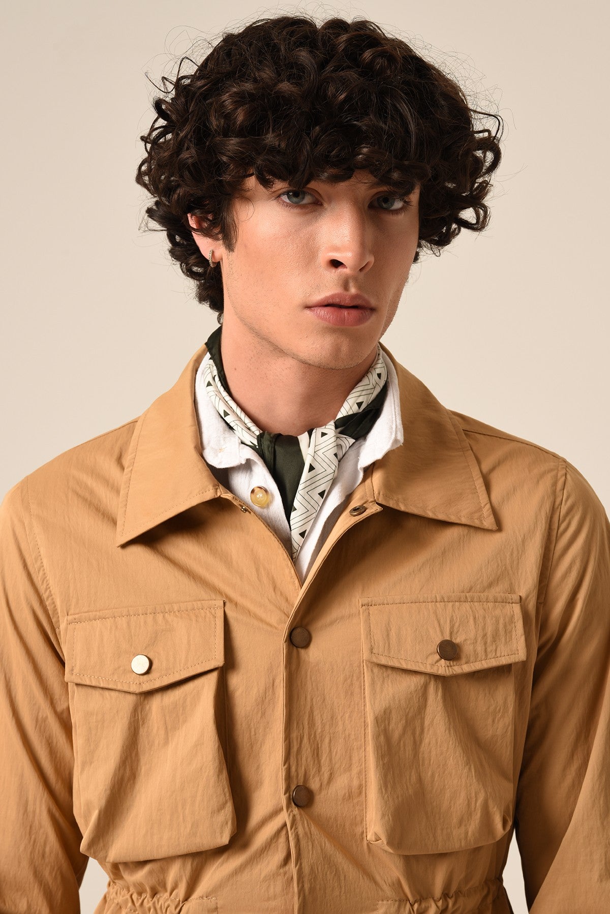 Antioch Men's Spring Jacket with Elastic Waistband