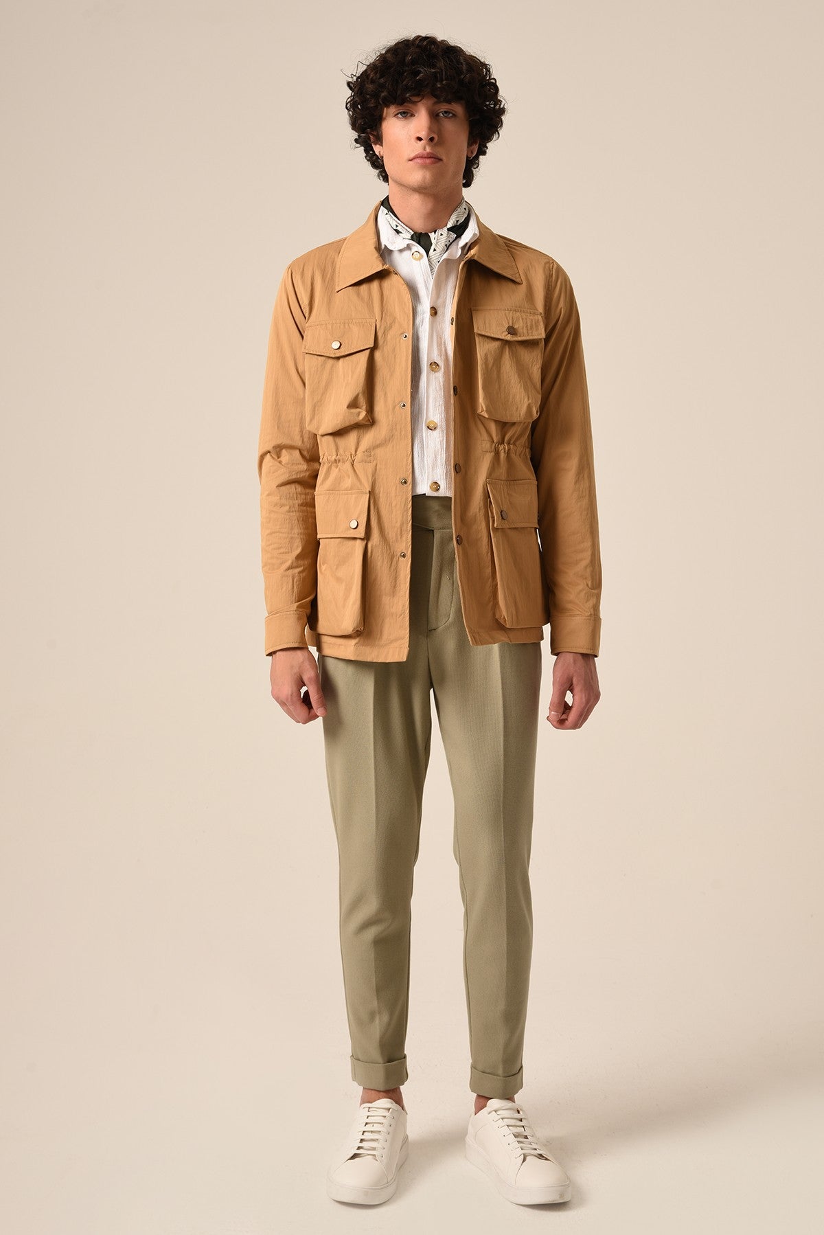 Antioch Men's Spring Jacket with Elastic Waistband