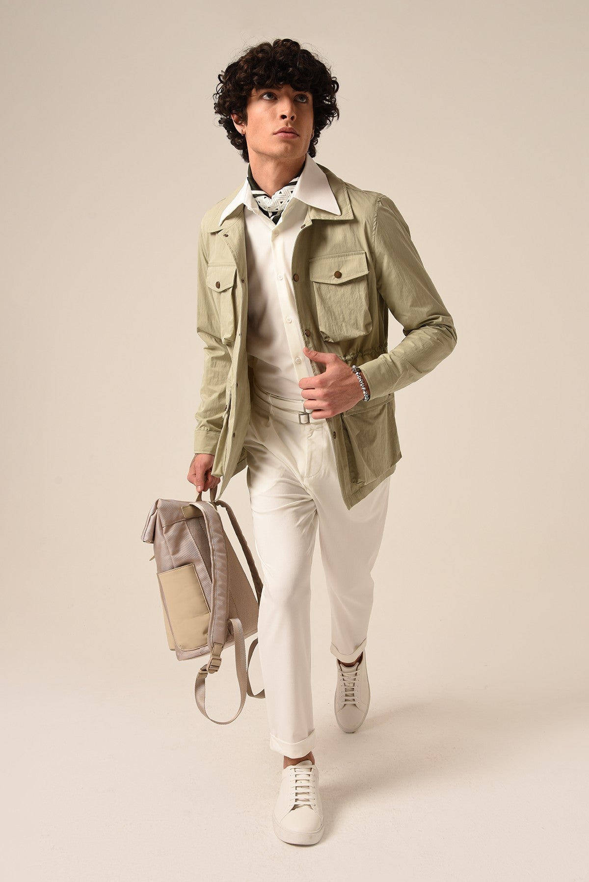 Antioch Men's Spring Jacket with Elastic Waistband