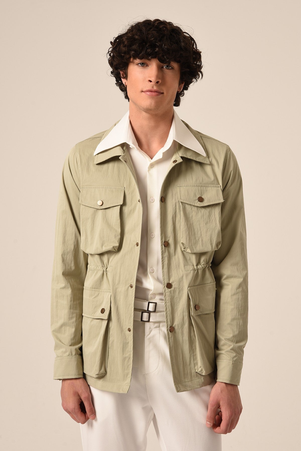 Antioch Men's Spring Jacket with Elastic Waistband