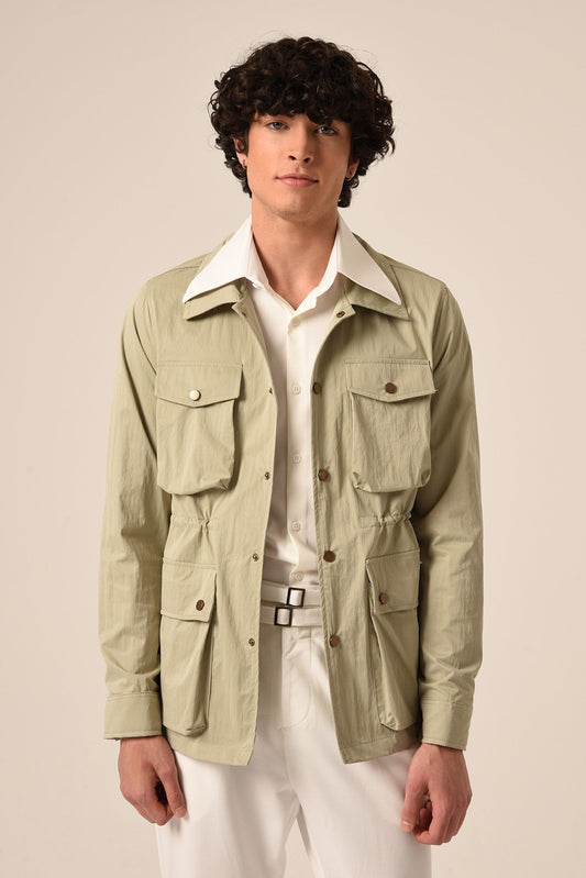 Antioch Men's Spring Jacket with Elastic Waistband
