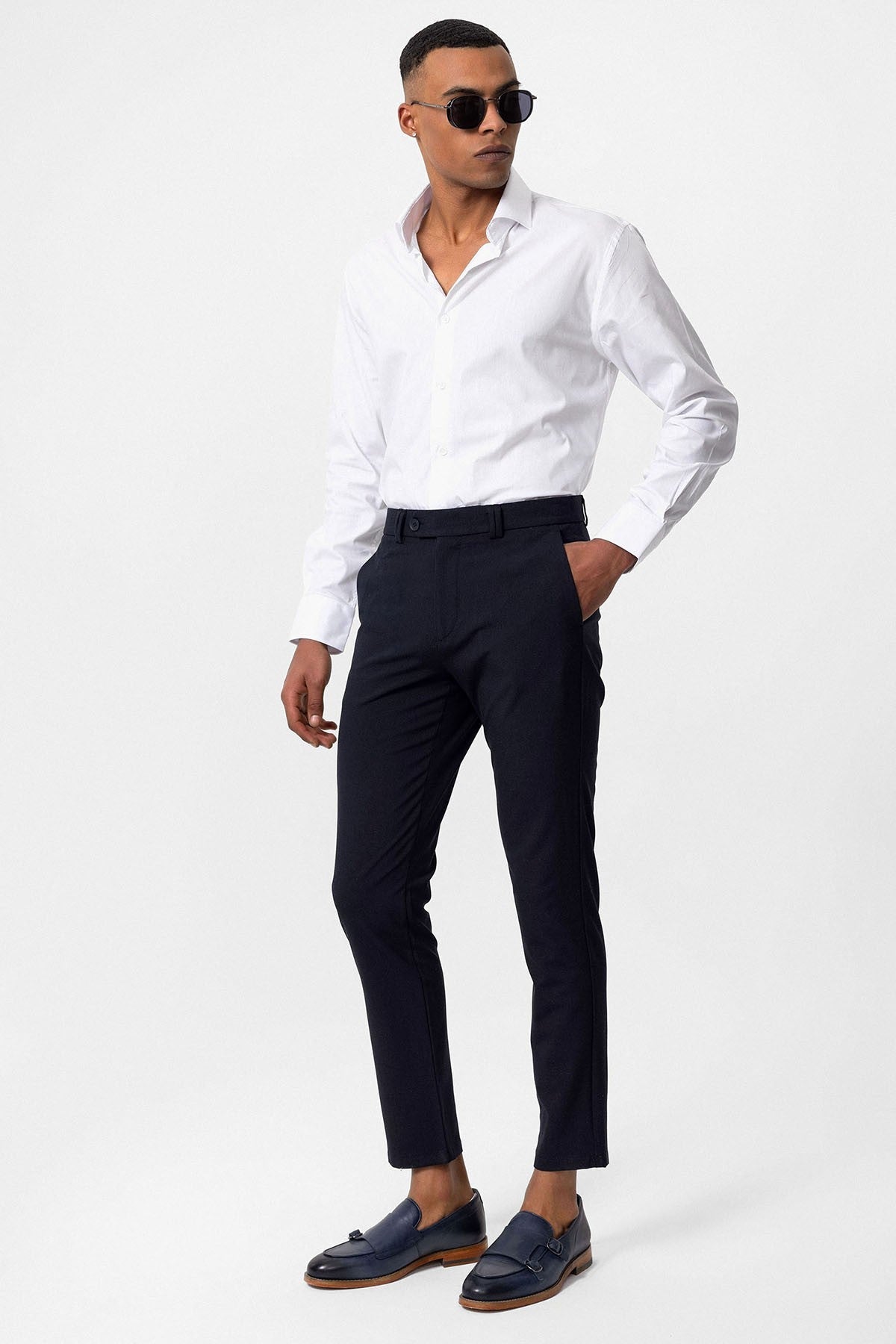 Men's Slim-Fit Fabric Pants