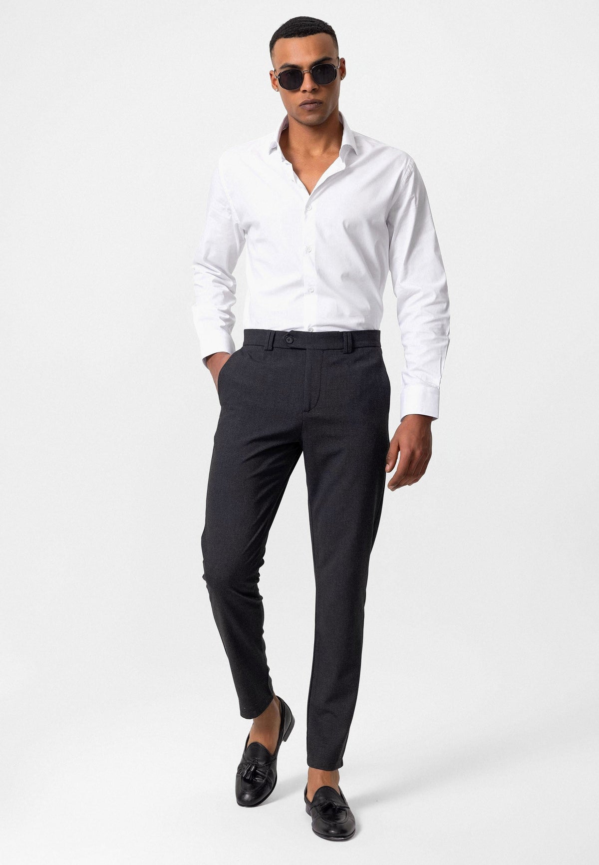 Men's Slim-Fit Fabric Pants