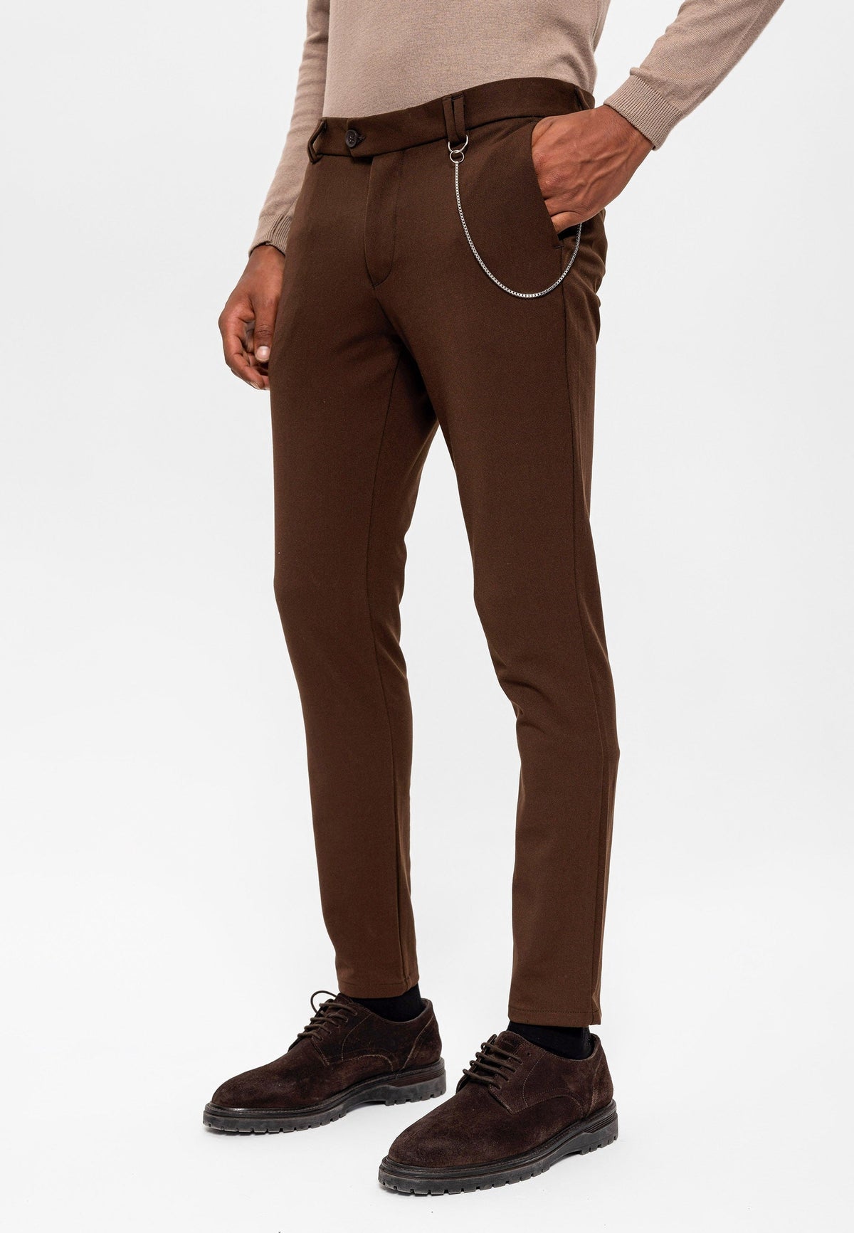 Men's Slim-Fit Fabric Pants