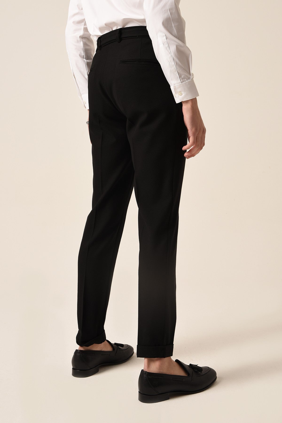 Antioch High-Waisted Pleated Pants
